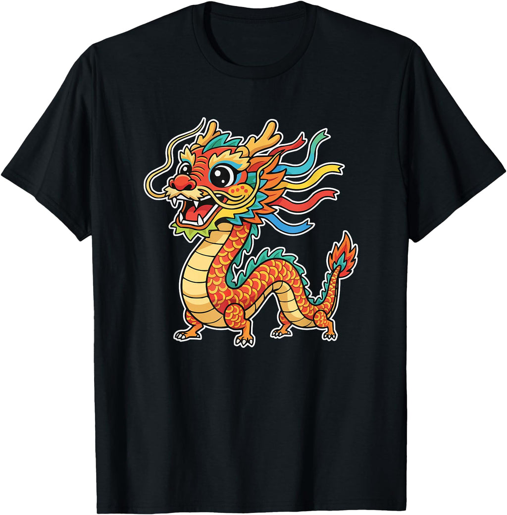 Exclusive Chibi Chinese Dragon Rare T-Shirt - Minimalist Print Men Women - T-Shirt, Sweatshirt, Hoodie