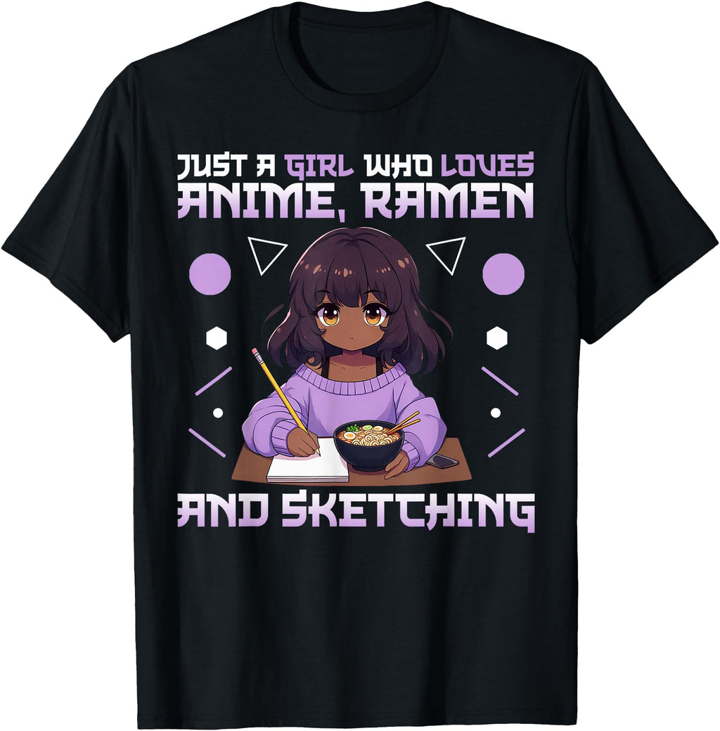 Just Who Loves Anime Ramen And Sweatshirt - Streetwear Style Unisex - T-Shirt, Sweatshirt, Hoodie