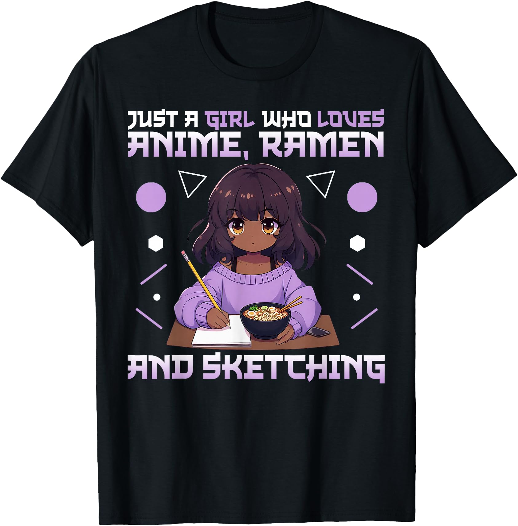 Just Who Loves Anime Ramen And Sweatshirt - Streetwear Style Unisex - T-Shirt, Sweatshirt, Hoodie