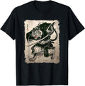 Samurai Tiger Warrior Japanese Art Hoodie - Streetwear Style Men Women - T-Shirt, Sweatshirt, Hoodie