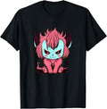 Authentic Demon Cat Chibi Anime Cat Devil Hoodie - Graphic Print Unisex - T-Shirt, Sweatshirt, Hoodie