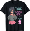 This Anime Is Now 8 Years Old Kawaii Rare T-Shirt - Novelty Apparel Unisex - T-Shirt, Sweatshirt, Hoodie