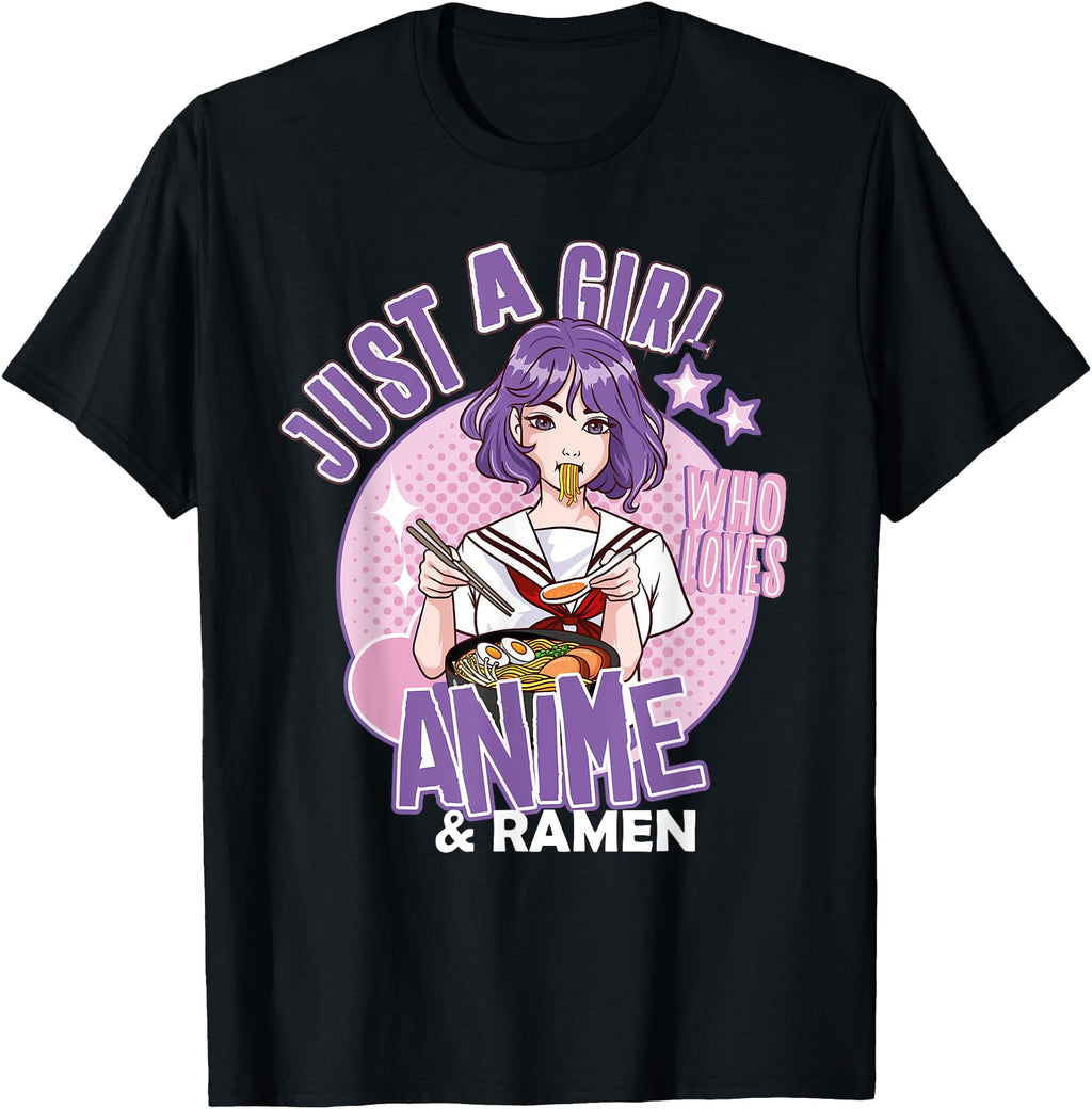 Handcrafted Just Who Loves Anime T-Shirt - Casual Everyday Wear Men Women - T-Shirt, Sweatshirt, Hoodie