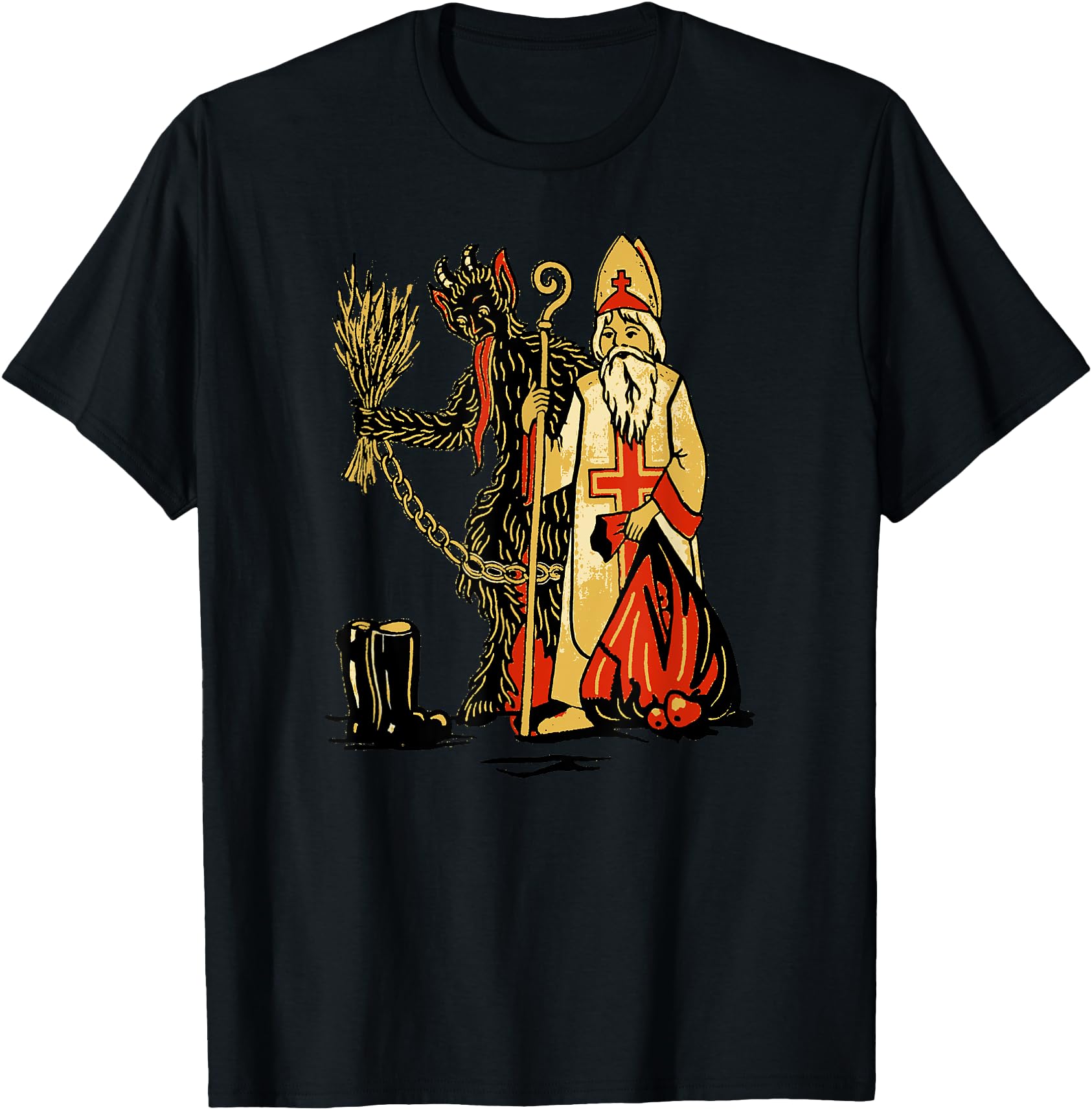 Exclusive Krampus Saint Nicholas Demon Sweatshirt - Novelty Apparel Unisex - T-Shirt, Sweatshirt, Hoodie