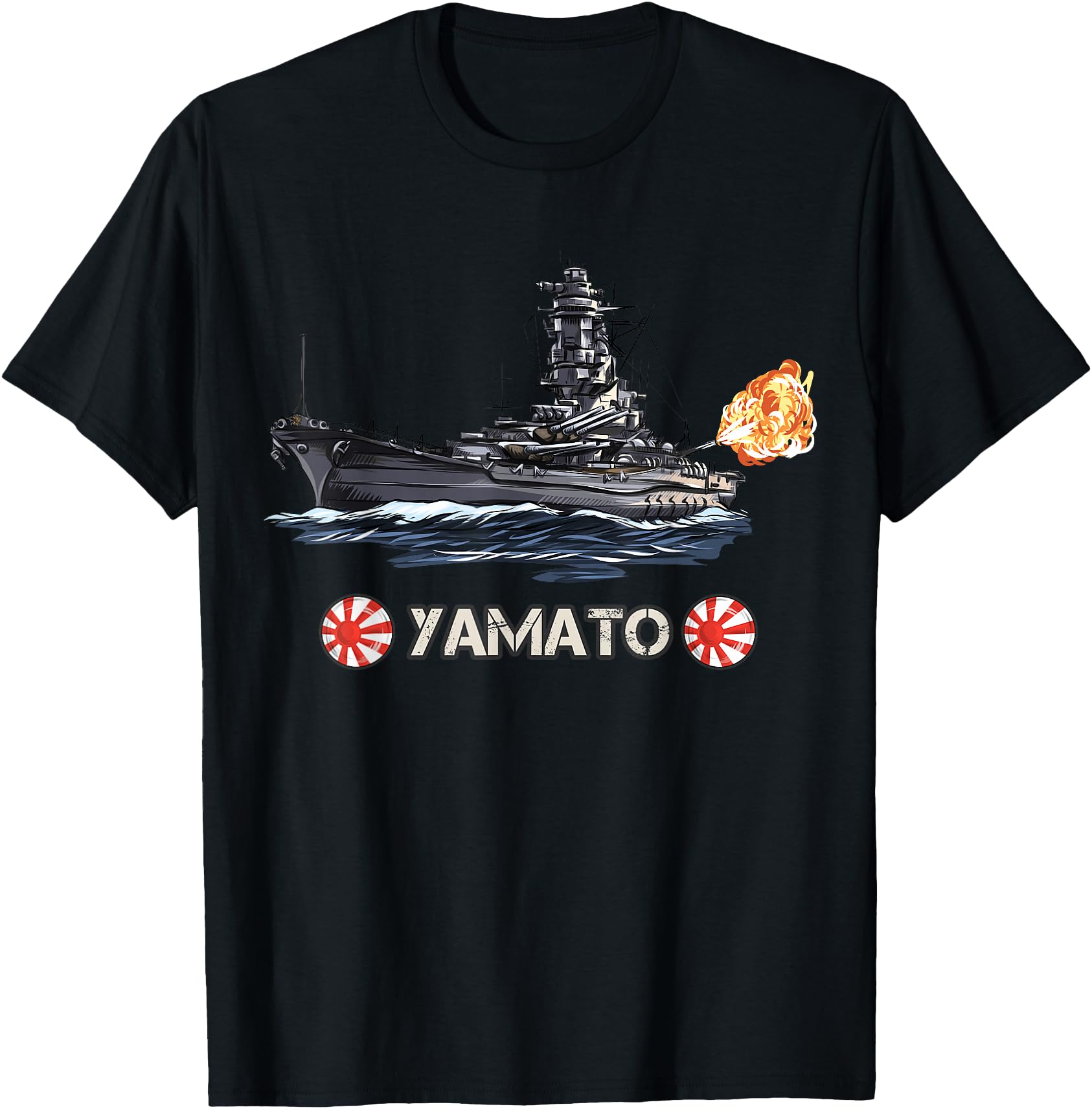 Japanese Battleship Yamato From 2Nd Rare Hoodie - Trendy Graphic for Adults - T-Shirt, Sweatshirt, Hoodie