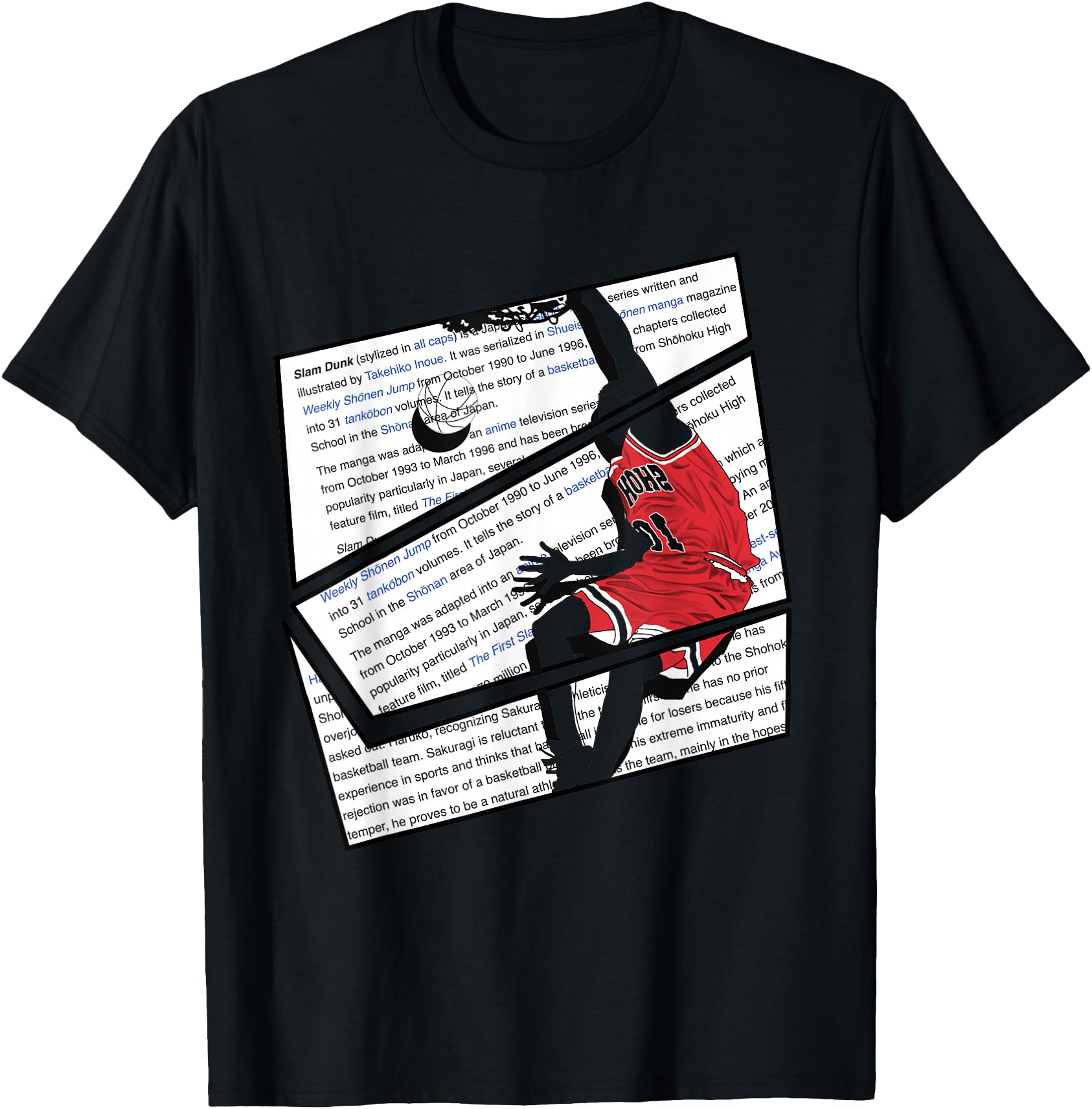 Exclusive Anime Slam Dunk Hanamichi T-Shirt - Streetwear Style for Adults - T-Shirt, Sweatshirt, Hoodie