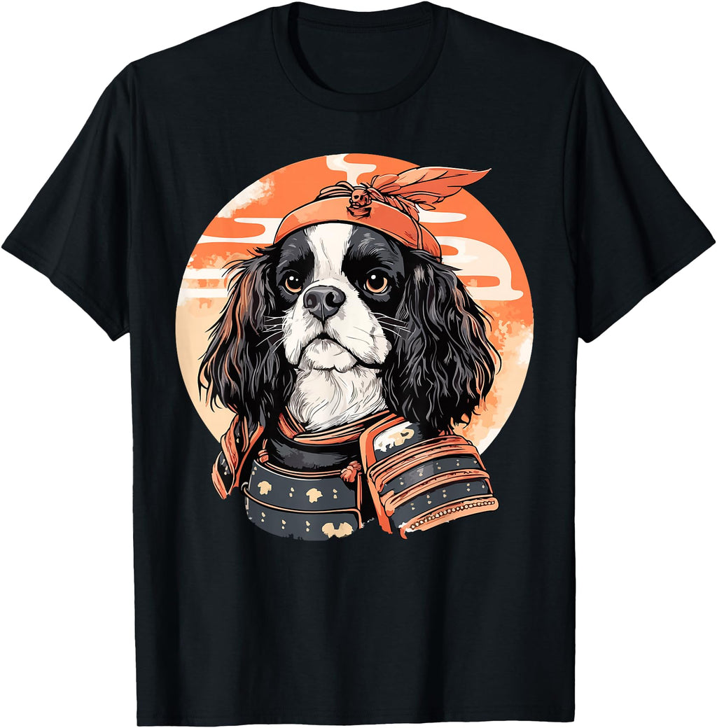 Exclusive Samurai Cavalier King Charles Hoodie - Fun Novelty Design Unisex - T-Shirt, Sweatshirt, Hoodie