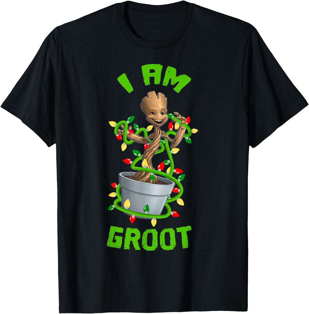 Handcrafted Marvel I Am Groot Cartoon Rare Hoodie - Trendy Graphic Unisex - T-Shirt, Sweatshirt, Hoodie