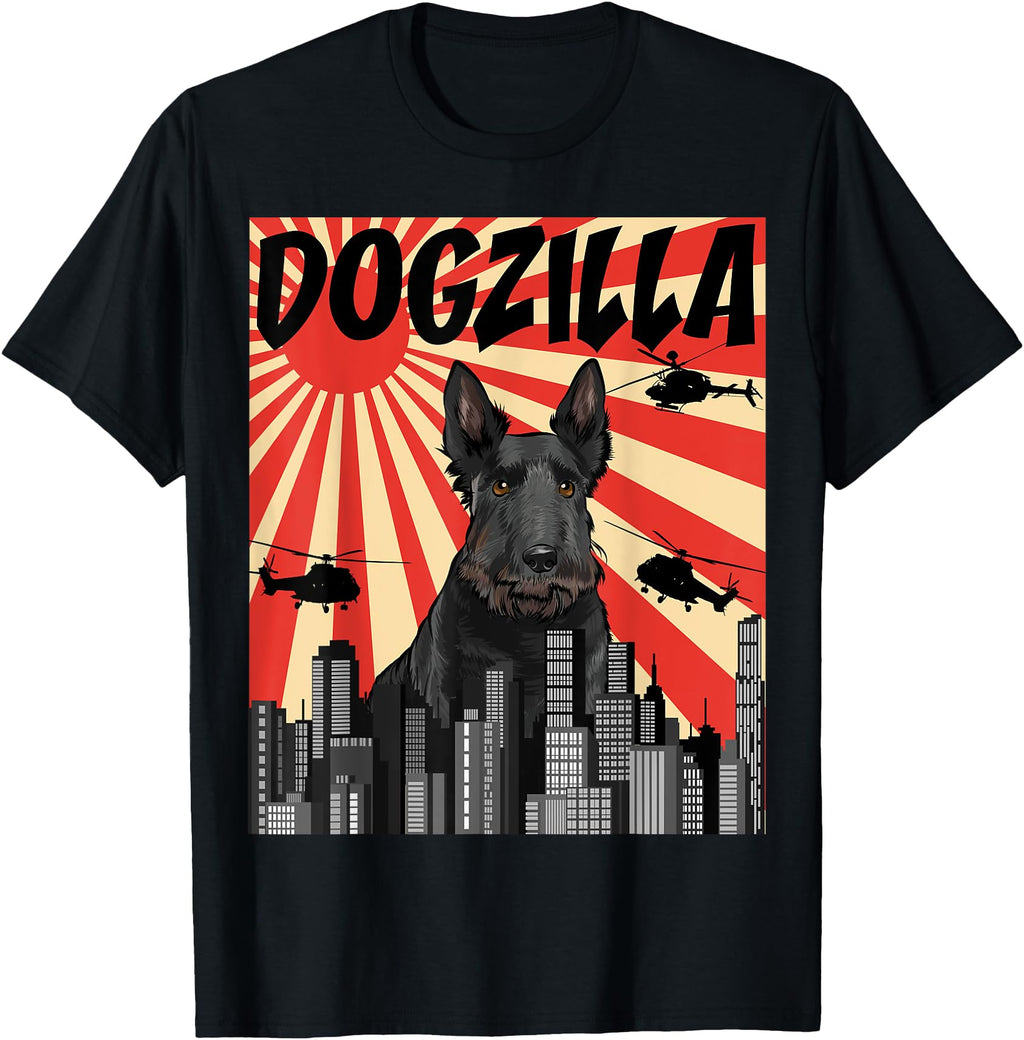 Authentic Japanese Dogzilla Scottish Sweatshirt - Trendy Graphic Unisex - T-Shirt, Sweatshirt, Hoodie