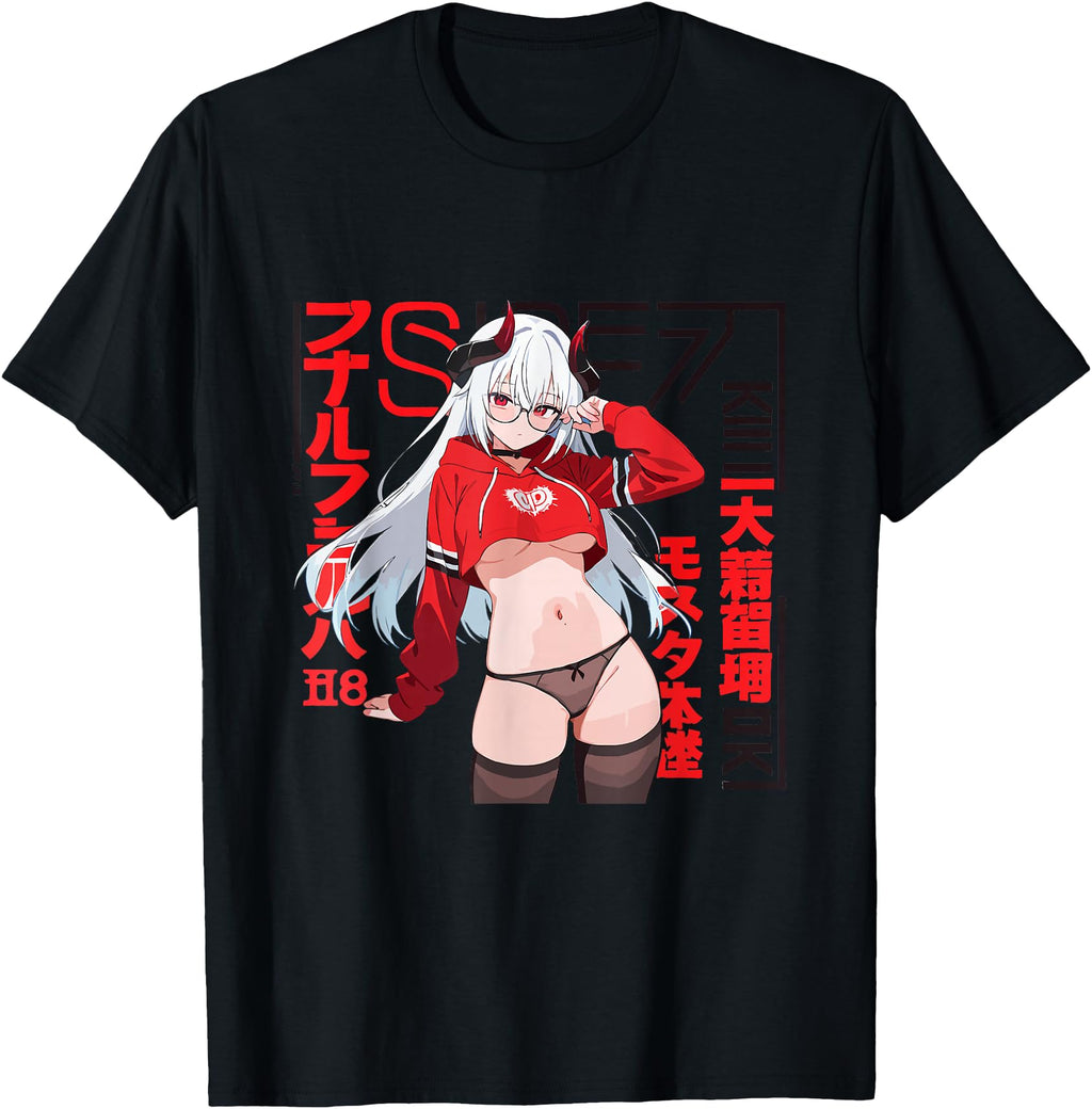 Exclusive Waifu Sexy Anime Sweatshirt - Custom Art Print for Adults - T-Shirt, Sweatshirt, Hoodie