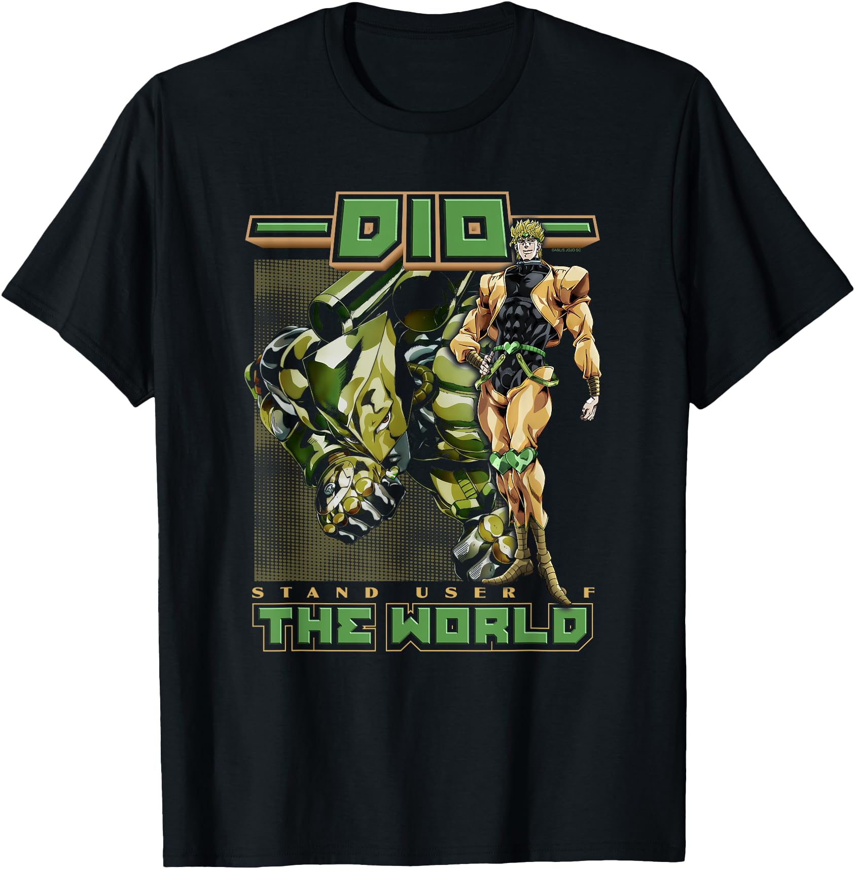 Jojo S Bizarre Adventure Dio Stand T-Shirt - Custom Art Print Men Women - T-Shirt, Sweatshirt, Hoodie
