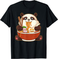 Handcrafted Kawaii Anime Panda Sweatshirt - Casual Everyday Wear Unisex - T-Shirt, Sweatshirt, Hoodie