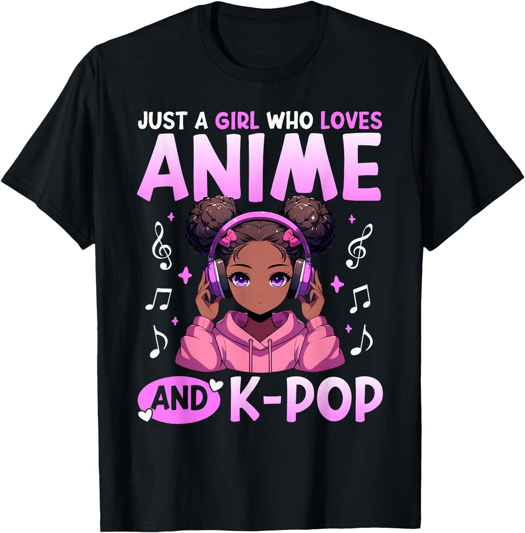 Authentic Just Who Loves Anime And K Hoodie - Streetwear Style for Adults - T-Shirt, Sweatshirt, Hoodie