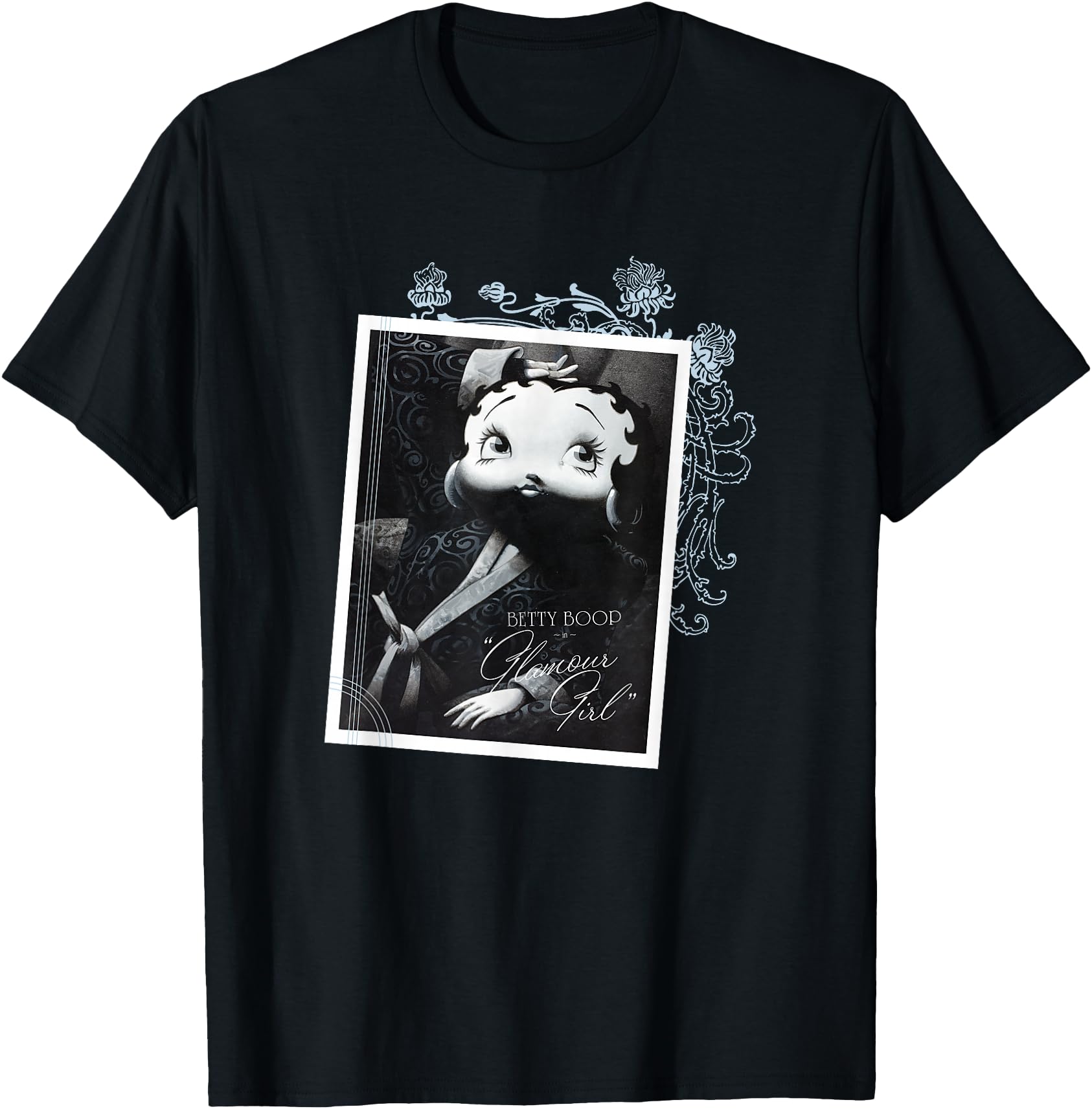 Authentic Betty Boop Reclining Glamour T-Shirt - Graphic Print for Adults - T-Shirt, Sweatshirt, Hoodie