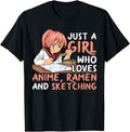 Authentic Just Who Loves Anime Sweatshirt - Fun Novelty Design for Adults - T-Shirt, Sweatshirt, Hoodie