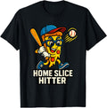 Original Pizza Theme Baseball Home T-Shirt - Streetwear Style for Adults - T-Shirt, Sweatshirt, Hoodie
