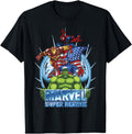 Handcrafted Marvel Avengers Super Hoodie - Custom Art Print Men Women - T-Shirt, Sweatshirt, Hoodie