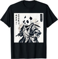 Samurai Panda Warrior Art Japanese T-Shirt - Aesthetic Graphic Men Women - T-Shirt, Sweatshirt, Hoodie
