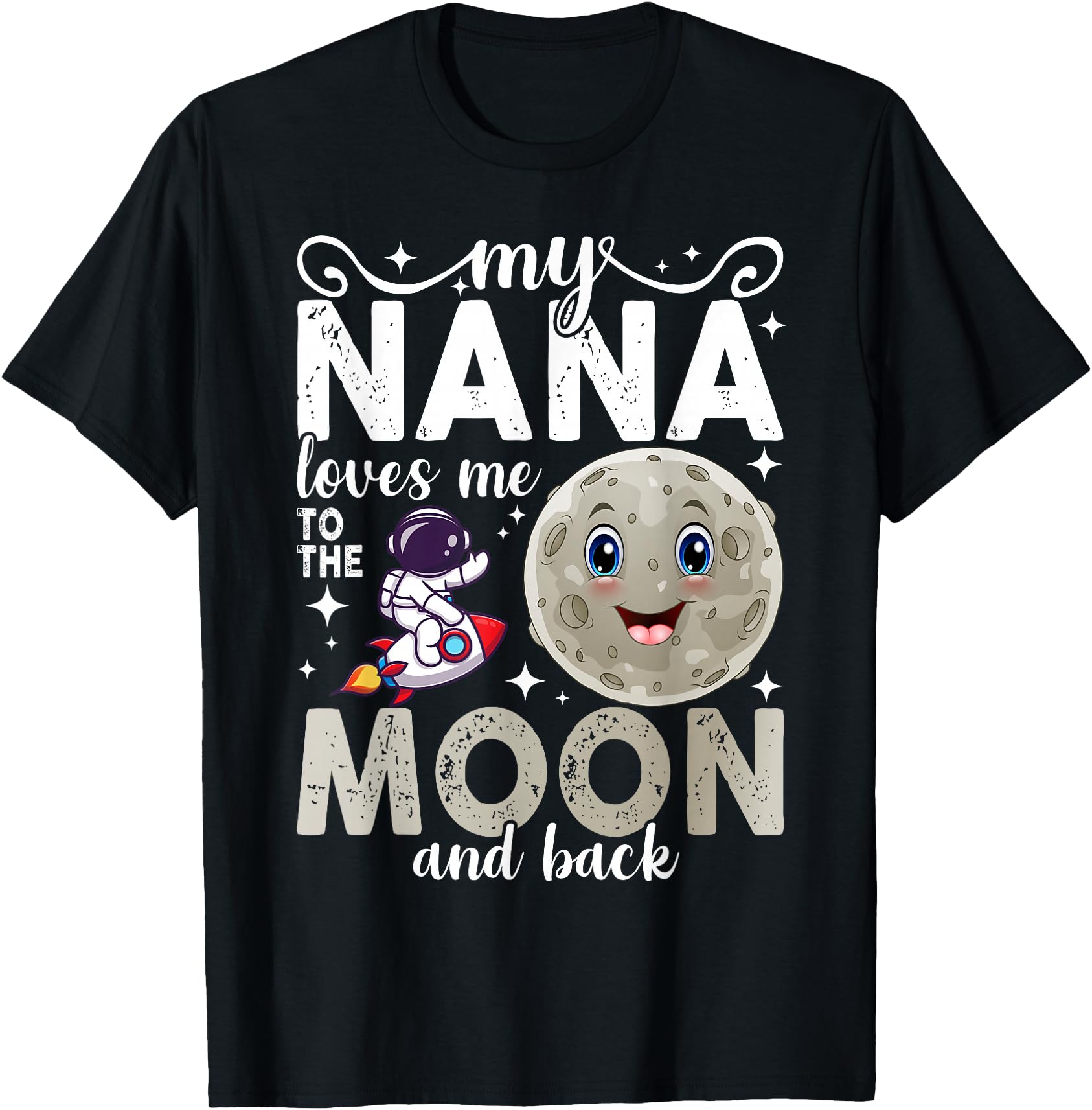 Exclusive My Nana Loves Me To Sweatshirt - Custom Art Print for Adults - T-Shirt, Sweatshirt, Hoodie