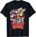 Original Woody Woodpecker Group Shot Hoodie - Aesthetic Graphic for Adults - T-Shirt, Sweatshirt, Hoodie