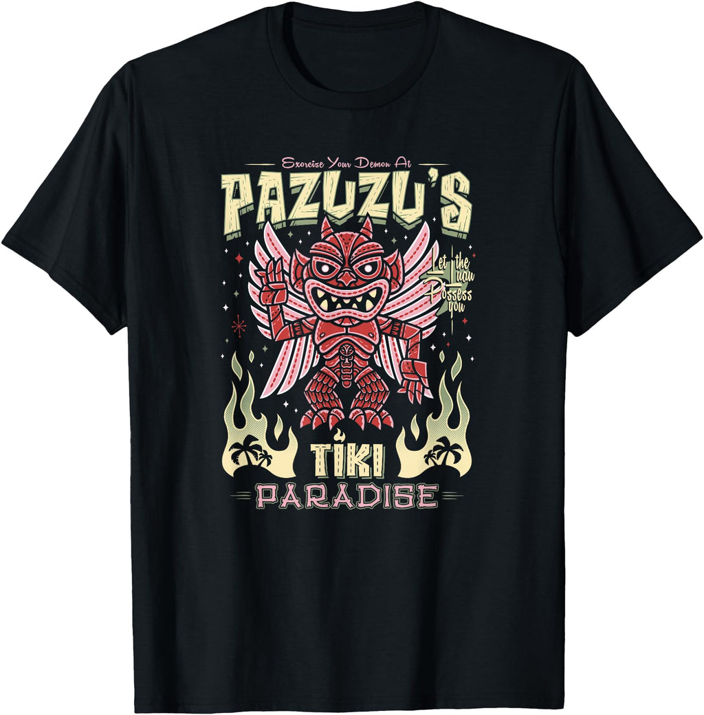 Authentic Pazuzu Tiki Bar Creepy T-Shirt - Fun Novelty Design for Adults - T-Shirt, Sweatshirt, Hoodie