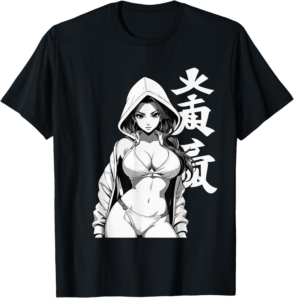 Exclusive Sexy Waifu Sport Anime T-Shirt - Streetwear Style for Adults - T-Shirt, Sweatshirt, Hoodie