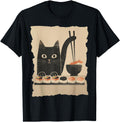 Japanese Sushi Cat Tees Kawaii Cat Hoodie - Aesthetic Graphic Men Women - T-Shirt, Sweatshirt, Hoodie