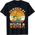 Powered Anime Ramen Japanese Anime Hoodie - Fun Novelty Design Men Women - T-Shirt, Sweatshirt, Hoodie