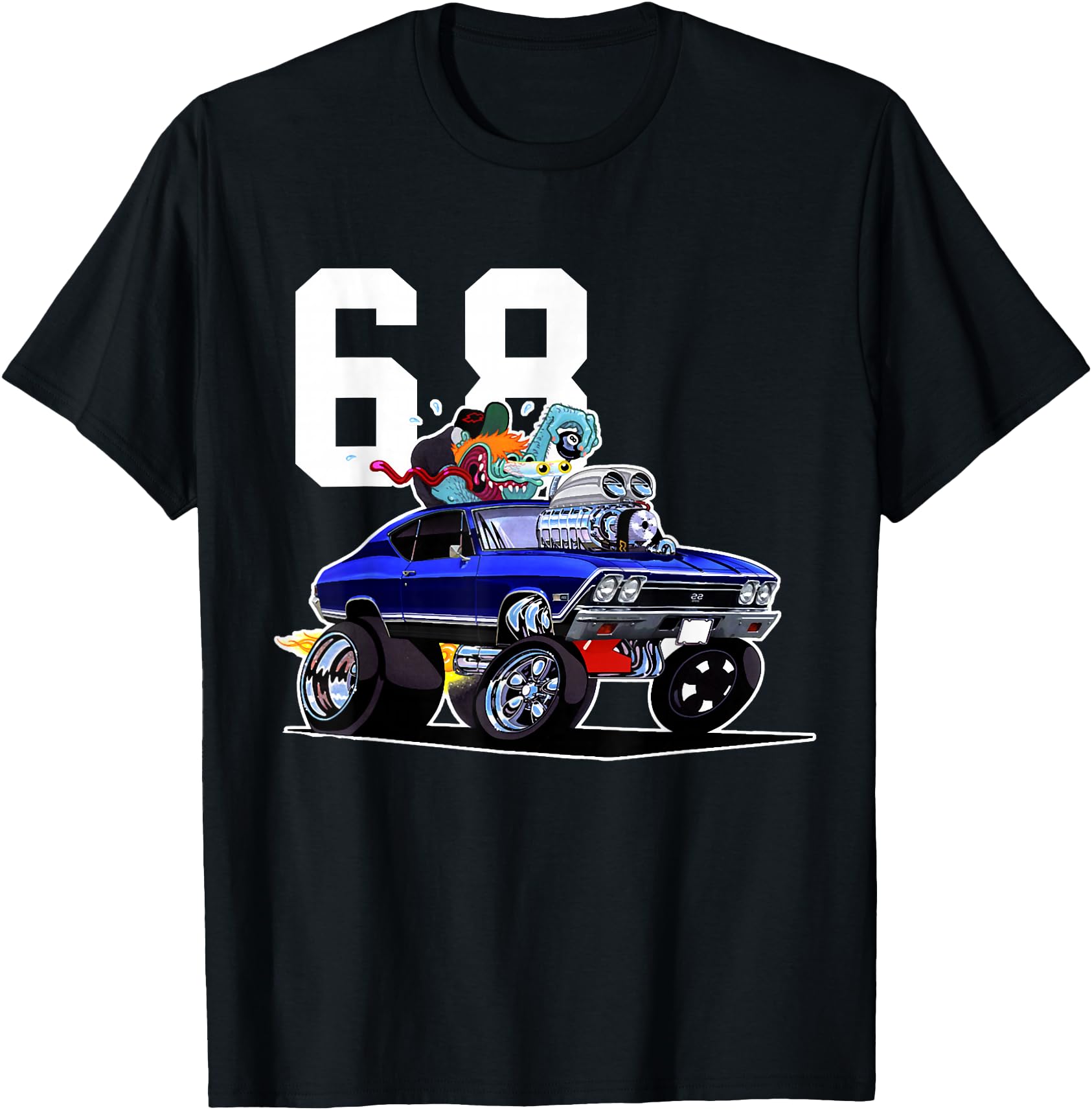 Original 1968 68 Chevelle Ss Trending Hoodie - Aesthetic Graphic Men Women - T-Shirt, Sweatshirt, Hoodie