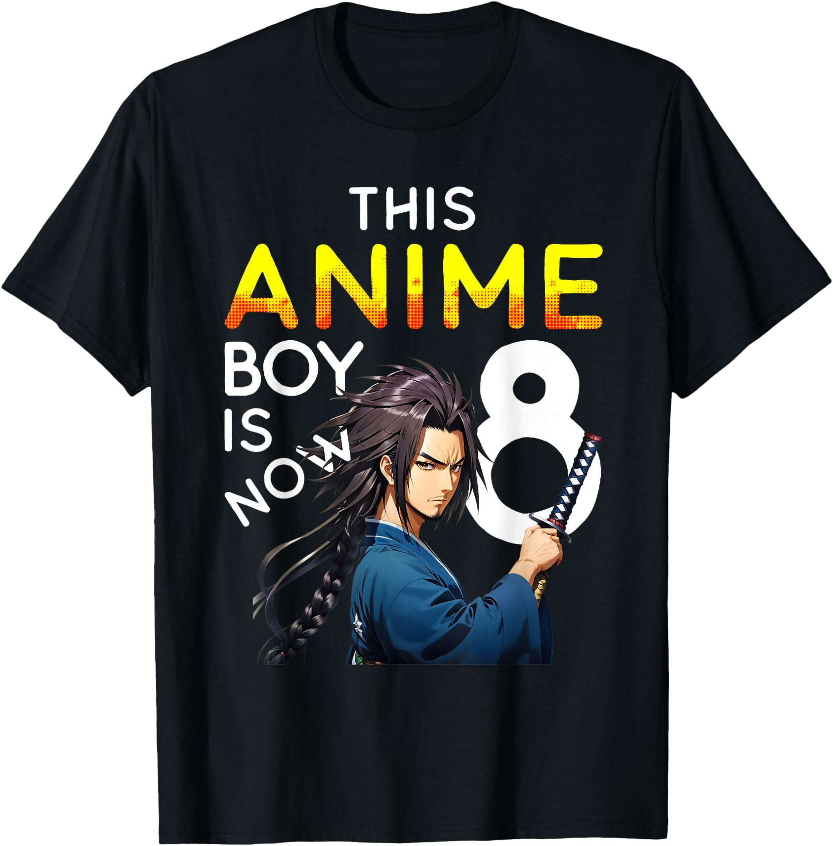 Authentic This Anime Is Now 8 T-Shirt - Casual Everyday Wear for Adults - T-Shirt, Sweatshirt, Hoodie