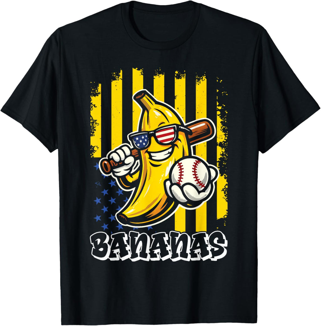 Graphic Banana Proud Name Retro American Flag - Adult & Kids T-Shirts, Sweatshirts & Hoodies apparel design preview 1