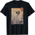 Handcrafted Ukiyo E Kingfisher T-Shirt - Aesthetic Graphic Men Women - T-Shirt, Sweatshirt, Hoodie