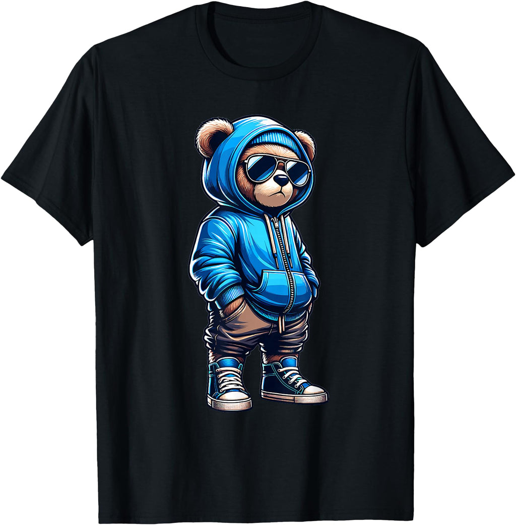 Exclusive Teddy Bear Bears Hip Hop T-Shirt - Custom Art Print Unisex - T-Shirt, Sweatshirt, Hoodie