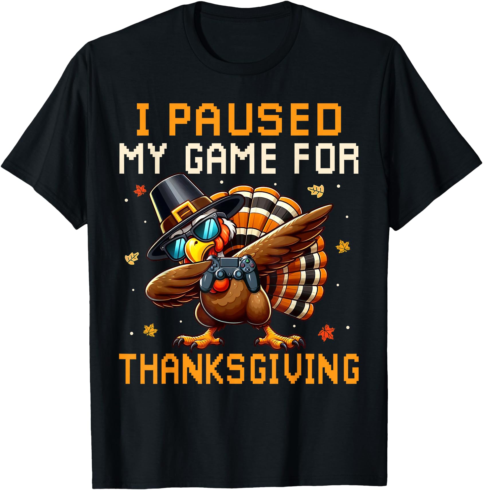 Authentic Dabbing Turkey Happy T-Shirt - Novelty Apparel for Adults - T-Shirt, Sweatshirt, Hoodie