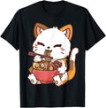Authentic Ramen Cat Anime Kawaii Sweatshirt - Streetwear Style for Adults - T-Shirt, Sweatshirt, Hoodie