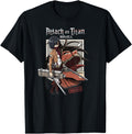 Attack Titan Mikasa Titan And Shield T-Shirt - Streetwear Style for Adults - T-Shirt, Sweatshirt, Hoodie