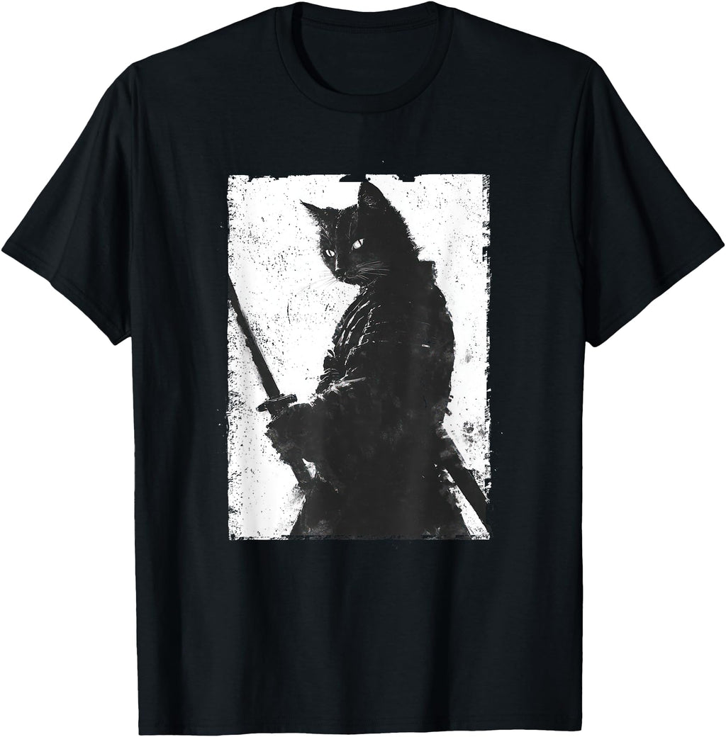 Exclusive Samurai Cat Art Japanese Ukiyo T-Shirt - Streetwear Style Unisex - T-Shirt, Sweatshirt, Hoodie