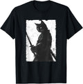 Exclusive Samurai Cat Art Japanese Ukiyo T-Shirt - Streetwear Style Unisex - T-Shirt, Sweatshirt, Hoodie