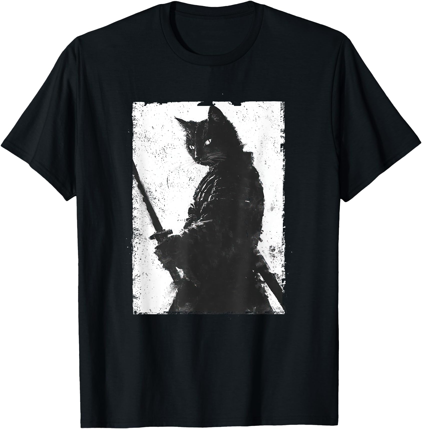 Exclusive Samurai Cat Art Japanese Ukiyo T-Shirt - Streetwear Style Unisex - T-Shirt, Sweatshirt, Hoodie