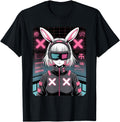 Original Vr Bunny Anime Cyberpunk Sweatshirt - Custom Art Print Unisex - T-Shirt, Sweatshirt, Hoodie