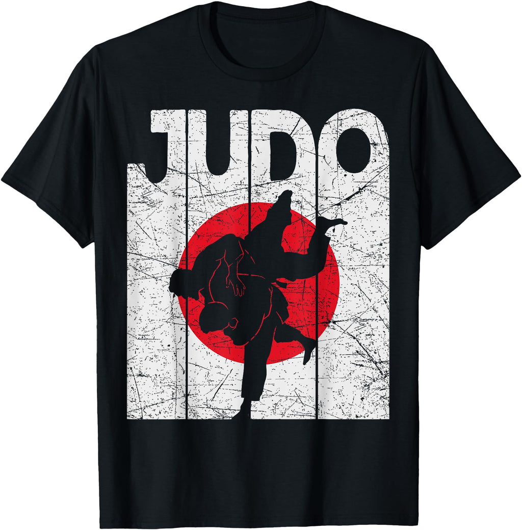 Judo Martial Arts Judo Japanese Flag Hoodie - Novelty Apparel for Adults - T-Shirt, Sweatshirt, Hoodie