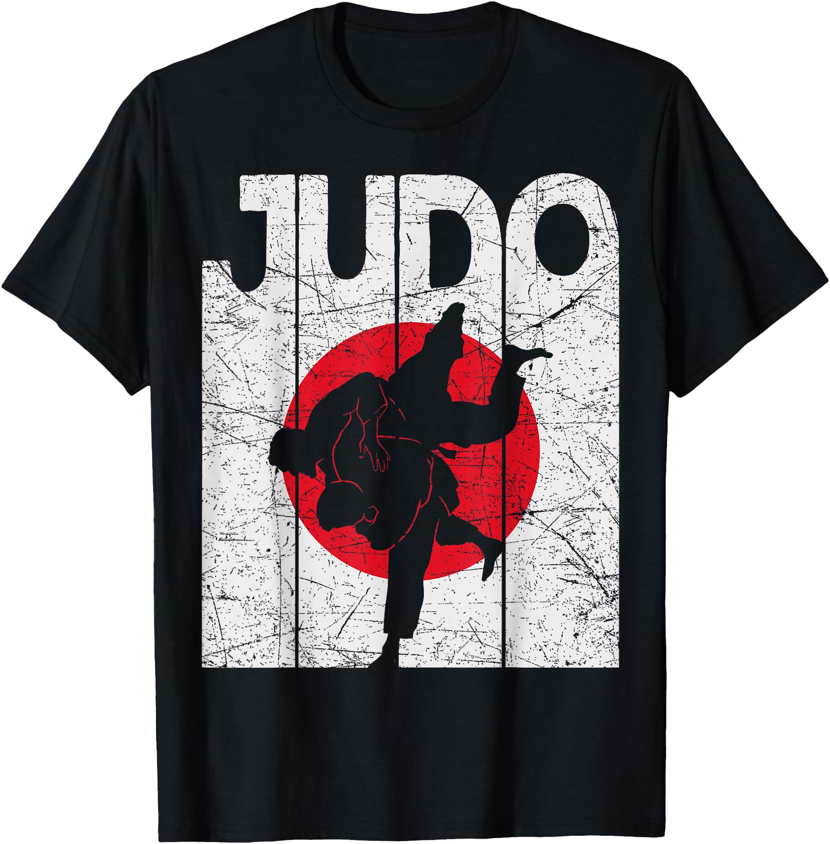 Judo Martial Arts Judo Japanese Flag Hoodie - Novelty Apparel for Adults - T-Shirt, Sweatshirt, Hoodie