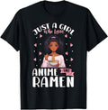 Just Who Loves Anime And Ramen African Hoodie - Custom Art Print Men Women - T-Shirt, Sweatshirt, Hoodie