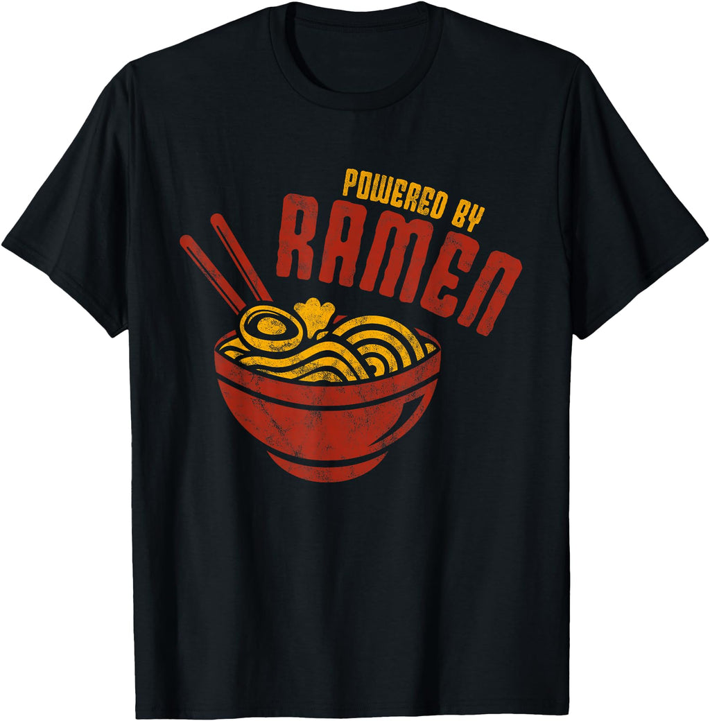 Original Powered Ramen Japanese Love Hoodie - Unique Graphic for Adults - T-Shirt, Sweatshirt, Hoodie