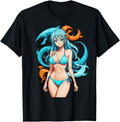 Original Sexy Waifu Beach Anime T-Shirt - Unique Graphic for Adults - T-Shirt, Sweatshirt, Hoodie