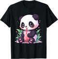 Original Kawaii Panda Drinking Bubble Hoodie - Minimalist Print Men Women - T-Shirt, Sweatshirt, Hoodie