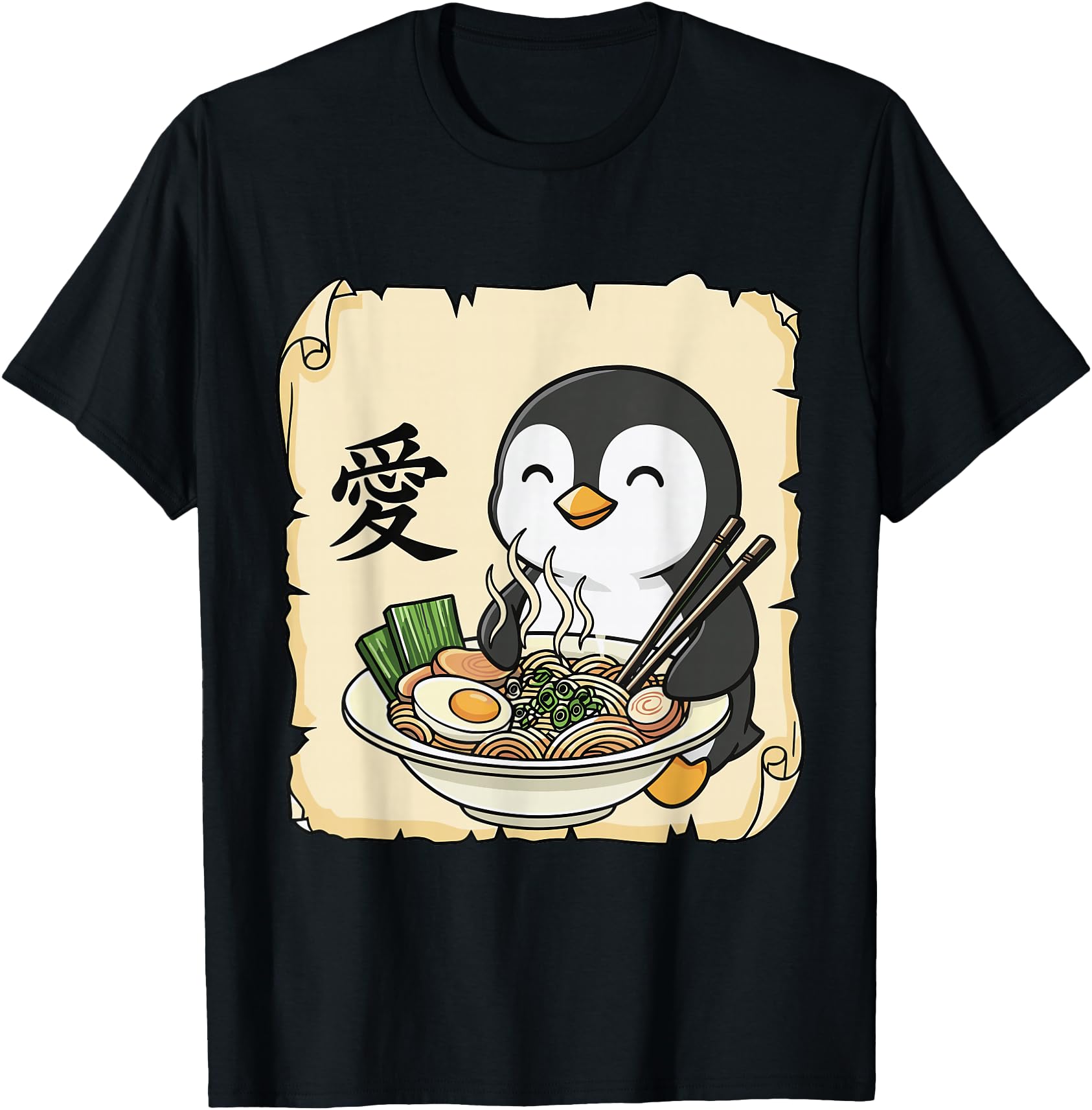 Exclusive Penguin Ramen Kawaii Anime Sweatshirt - Trendy Graphic Unisex - T-Shirt, Sweatshirt, Hoodie