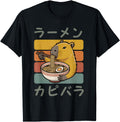 Authentic Capybara Anime Ramen Kawaii T-Shirt - Custom Art Print Men Women - T-Shirt, Sweatshirt, Hoodie