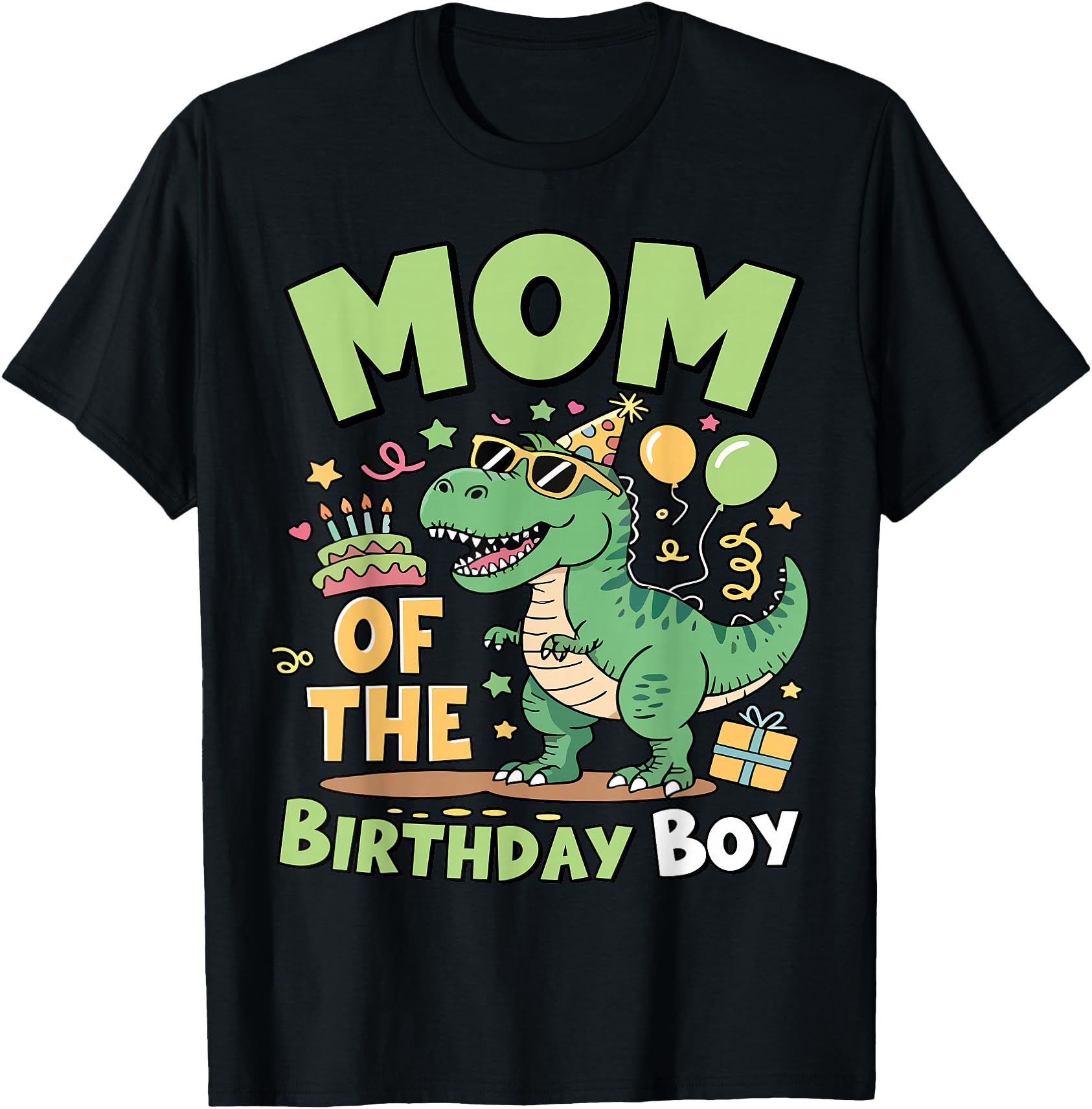 Mom T Rex Dinosaur Family Party Womens Hoodie - Unique Graphic Men Women - T-Shirt, Sweatshirt, Hoodie