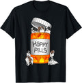 Japanese Chin Happy Pills T Artist T-Shirt - Aesthetic Graphic Men Women - T-Shirt, Sweatshirt, Hoodie